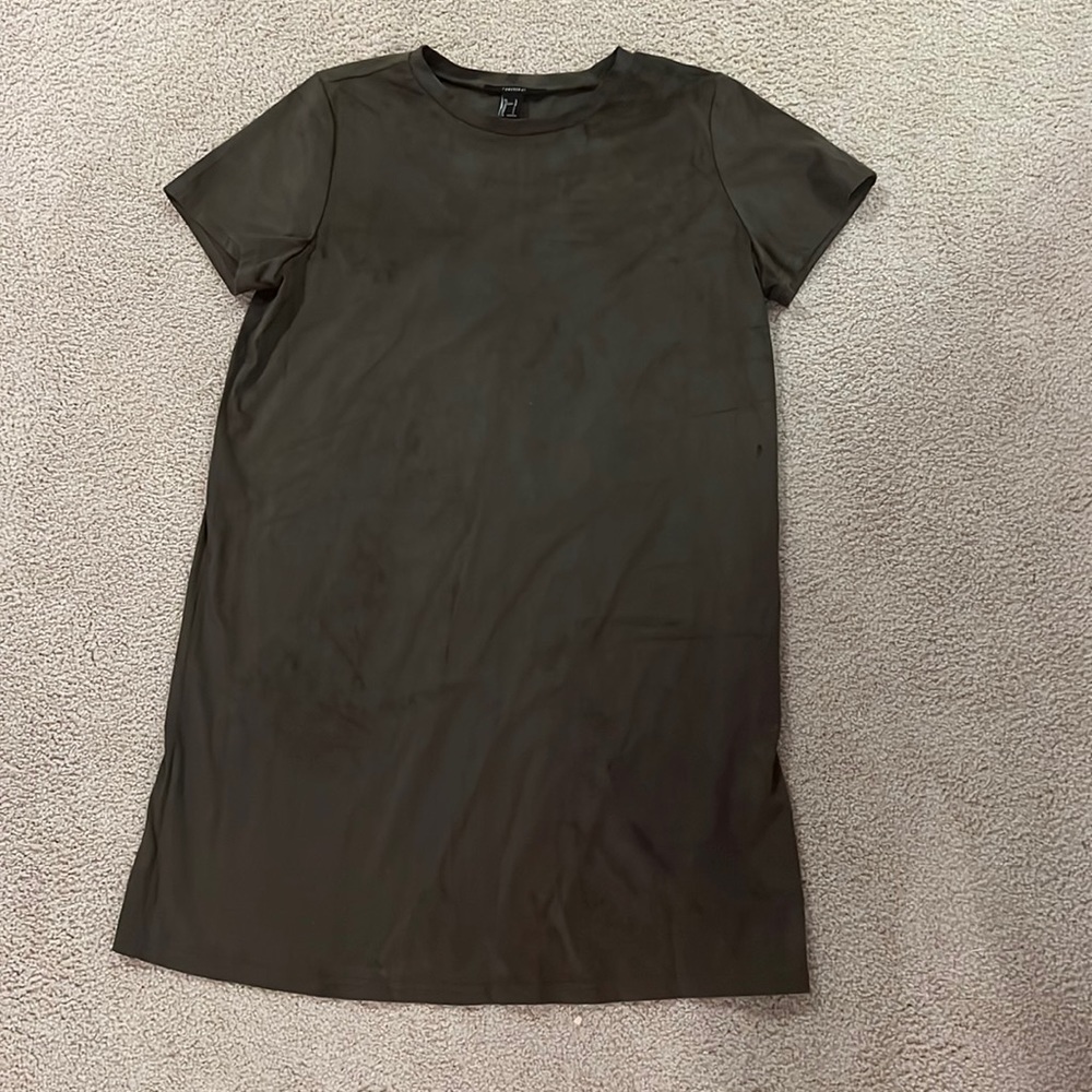 NWT VELVET SHIRT DRESS